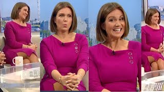 Susanna Reid Legsthighs In Tight Purple Dresstights - Good Morning Britain 1892023