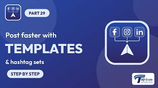 How to Use Post Templates and Hashtag Sets | SpreadPosts