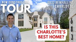 Flagship Luxury Home Tour in Lansdowne Charlotte  6832 Newhall Rd | European Design $2.95M New Build