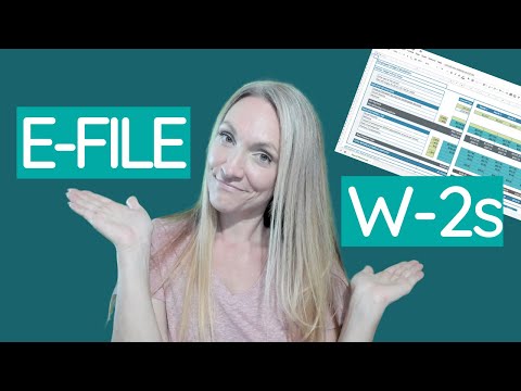 How Does an Employer File Form W2 Online {& free payroll spreadsheet template!}