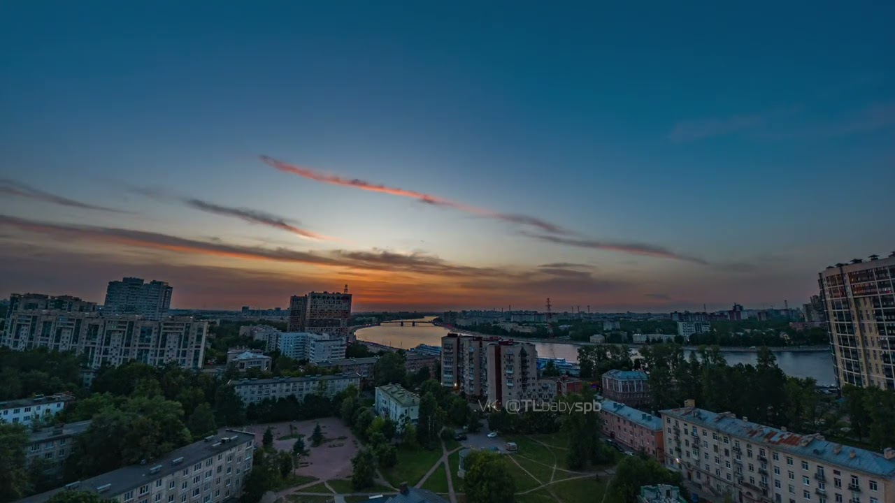 Закат над «Речнухой» 2024.06.30 [2K | Shinobu Entsu — Gregorian Recordare]