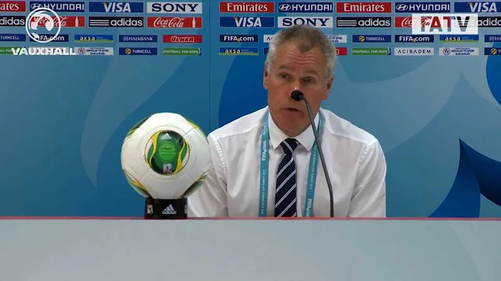 Peter Taylor post match press conference on the England U20's game v Iraq