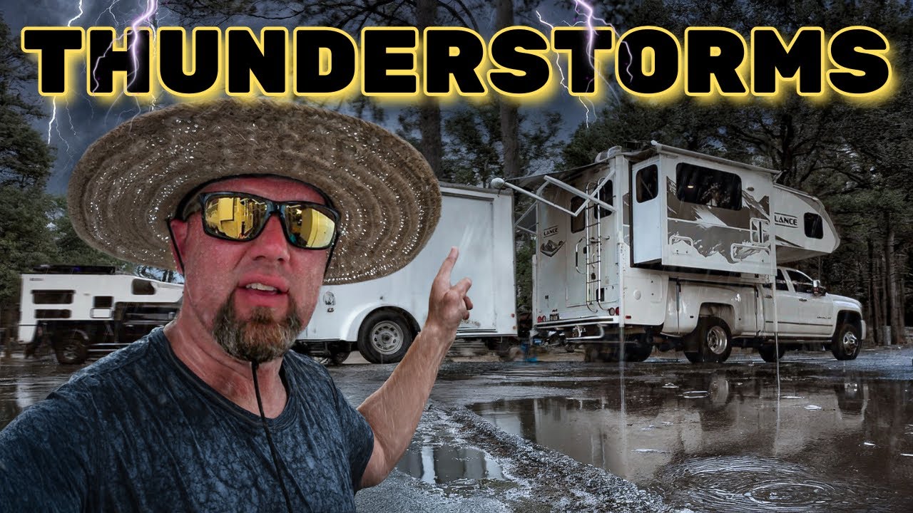 HEAVY RAIN & THUNDERSTORMS Hit Our Louisiana Lakefront Camp