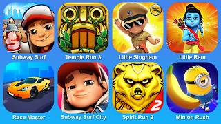 Subway Surf,Temple Run 3,Little Singham,Little Ram,Race Master,Subway Surf City,Spirit Run 2 screenshot 1