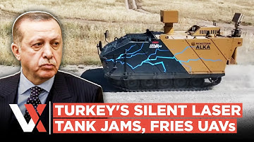 FNSS & Roketsan’s AI-Powered Drone-Killing Laser Tank ALKA-KAPLAN Debuts At IDEF 2025 | VERTEX