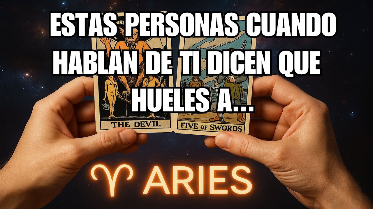 ARIES♈TU OLOR ESTÁ MOLESTANDO A MUCHOS. ESTÁN DICIENDO QUE HUELES A... #tarot