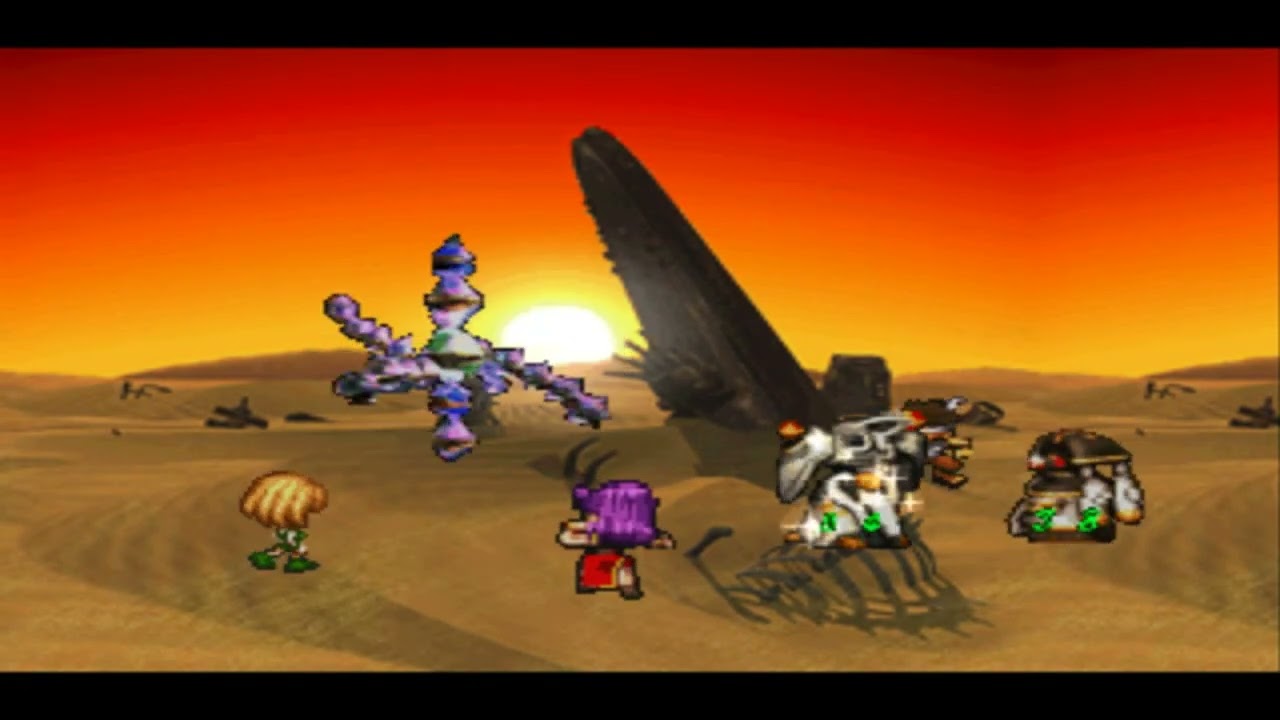 SaGa Frontier T260G Final Boss Genocide Heart (Plural Slash Combo) - HD