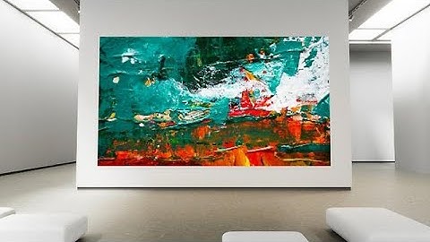 Create a Painting Gallery Video - All Frames have the Same Size, Full HD - MakeWebVideo.com