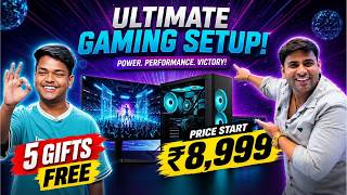 Cheapest Price Ultimate Gaming Setup Rs-8,999 To 85,000 With Monitor🖥️🎮 Gaming Pc Wala | Nehru Place