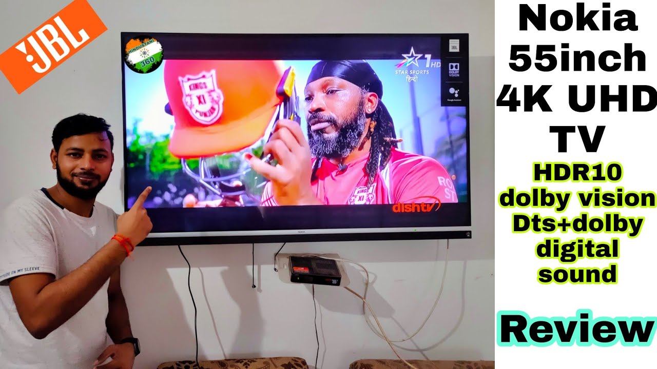 Nokia 55inch 4k UHD TV ..... best sound and best picture quality ( Review )