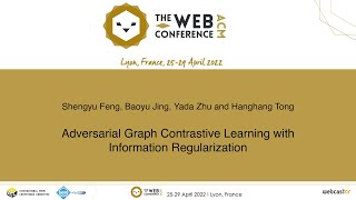 Adversarial Graph Contrastive Learning with Information Regularization