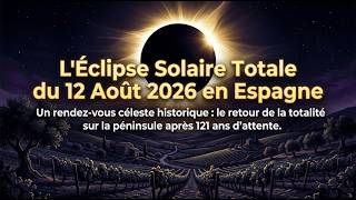 The Total Solar Eclipse of August 12, 2026, in Spain 🌑☀️