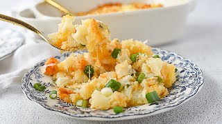 Small Batch Cheesy Potatoes for Two (Funeral Potatoes)