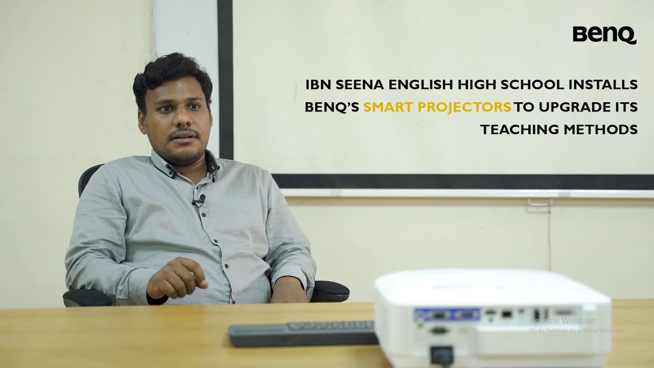 Ibn Seena English High School Installs BenQ’s Smart Projectors to Upgrade Its Teaching Methods