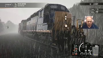 TSW2 - SD40 Operating Demonstration - SD40-2 On Sand Patch Grade