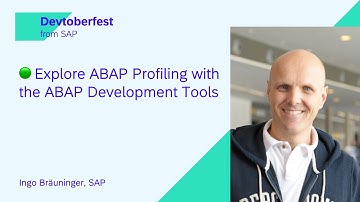 🟢 Explore ABAP Profiling with the ABAP Development Tools