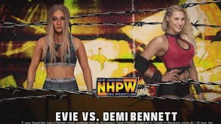 November 22, 2014 - Nhpw - Demi Bennett Vs. Evie