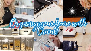 5 Easy Quick Ways To Organize Your Home With Cricut