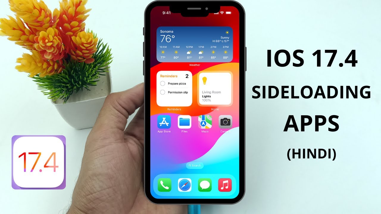 iOS 17.4 Sideloading Apps | How to Sideloading Apps On iPhone | Hindi ...