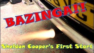 Sheldon the Cooper's 'first' start after rebuild.