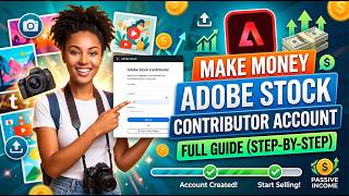 Adobe Stock Contributor Account Creation | Full Tutorial