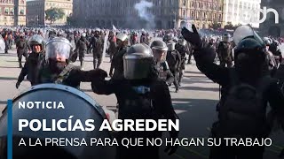 Más agresiones contra la prensa durante la represión de la marcha de la Generación Z