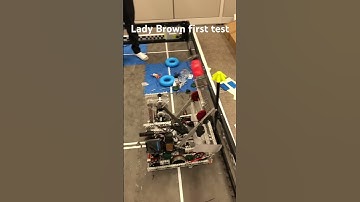 Lady Brown first test #auto #vexrobotics #robotics #code #vexroboticscompetition #robotics