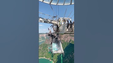 Bungee Jump Turns into Horror Scene #shorts