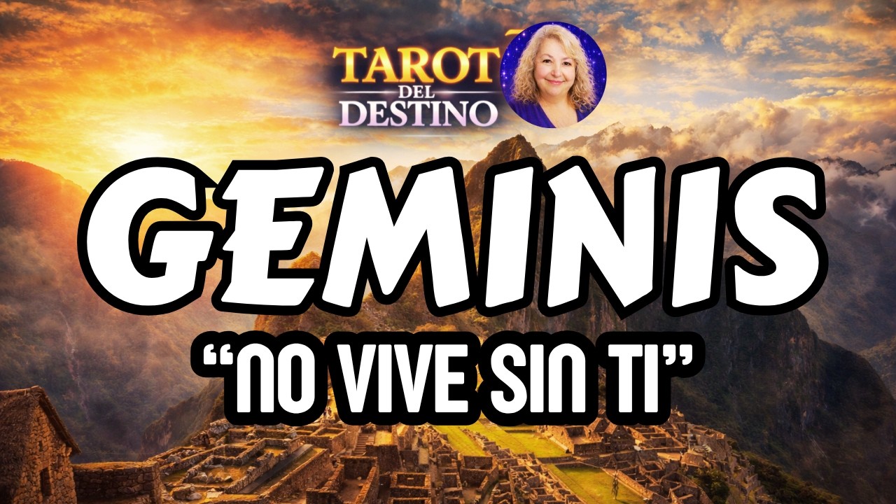 GÉMINIS ♊ ESTA PERSONA ESTÁ SOLA… Y SIENTE QUE NO VIVE SIN TI | Tarot ...