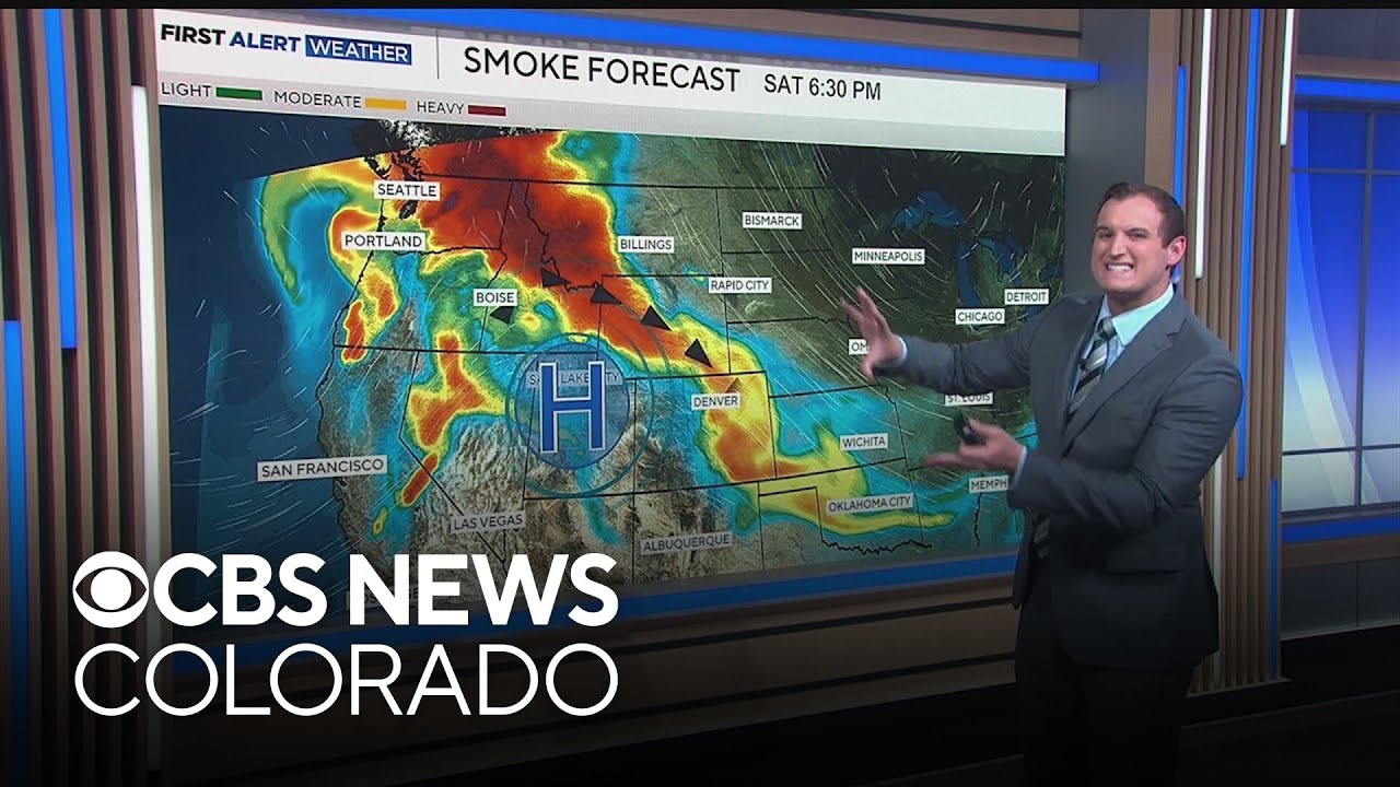 Wildfire smoke clears as temperatures climb in Denver