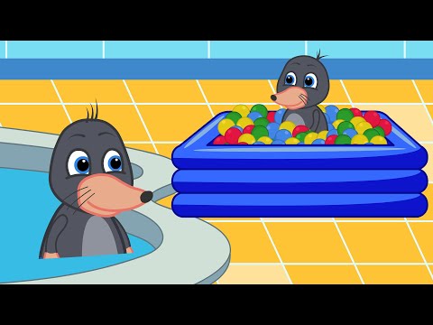 Benny Mole en Español - Piscina de bolas Dibujos Animados Para Niños
