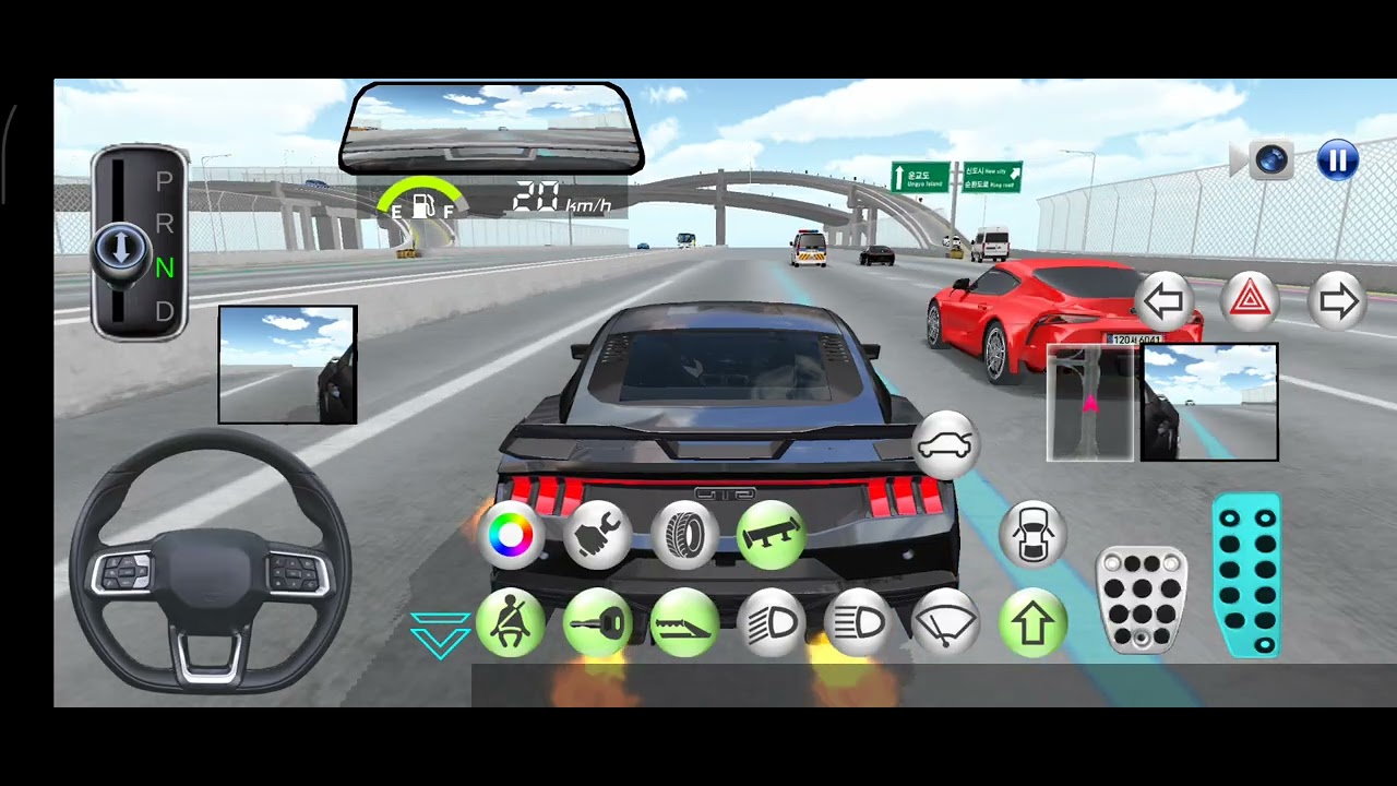 Accidrnt of my new mustang gt. HUZAIMA__GAMING😈