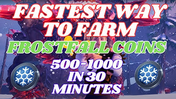 Fastest Way To Get Frostfall Coins 2024