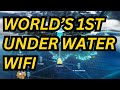 Worlds first underwater wifi system  developed by italian company wsense tech reveals