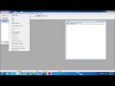 Embedded System  Assemble , Debug and execute program code using MPLAB