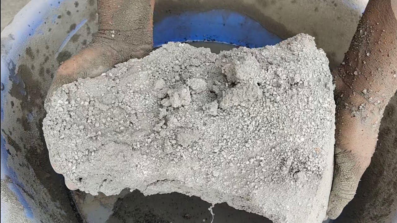 💯 ||ASMR || Huge chunks || white stones cement crumbling in water || ASASMR ||  satisfying ||