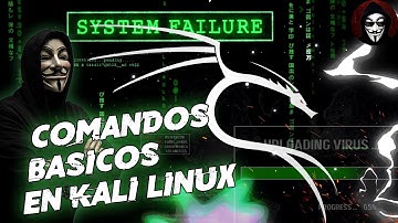COMANDOS BASICOS EN KALI LINUX QUE TODOS DEBEMOS SABER