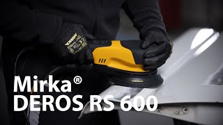 Mirka® DEROS RS 600: The Heavy-duty Rotary Sander