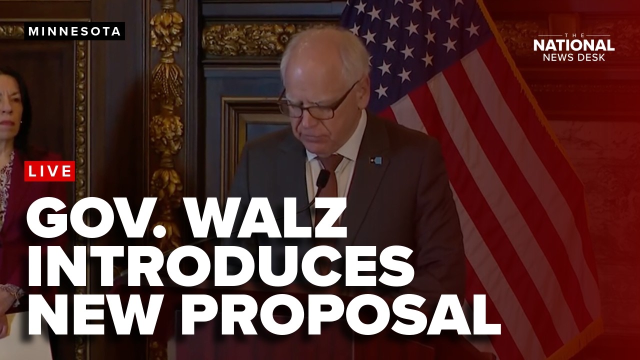 Governor Tim Walz introduces a proposal to transform the human services system in Minnesota