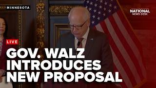 Famous Governor Tim Walz introduces a proposal to transform the human services system in Minnesota Wealth