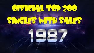 UK's Biggest Selling Singles of 1987 - Top 200 with sales