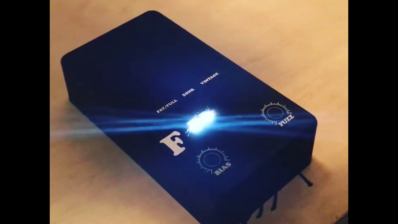 High Speed Fiber Laser miniFUZZ pedal Engrave