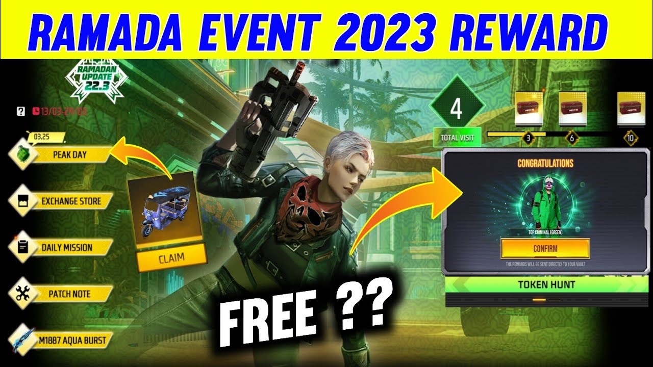 Ramadan Event Free Fire 2023 | Free Fire New Event | FF New Event Today