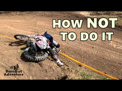 My Enduro Training  ended at first tricky Hill - Offroad Park Area 39