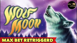 🌙WOLF MOON SUPER BIG WIN🌙MAX BET BONUS RETRIGGER | TEMPLE OF FIRE | MIGHTY CASH SLOT MACHINES screenshot 1