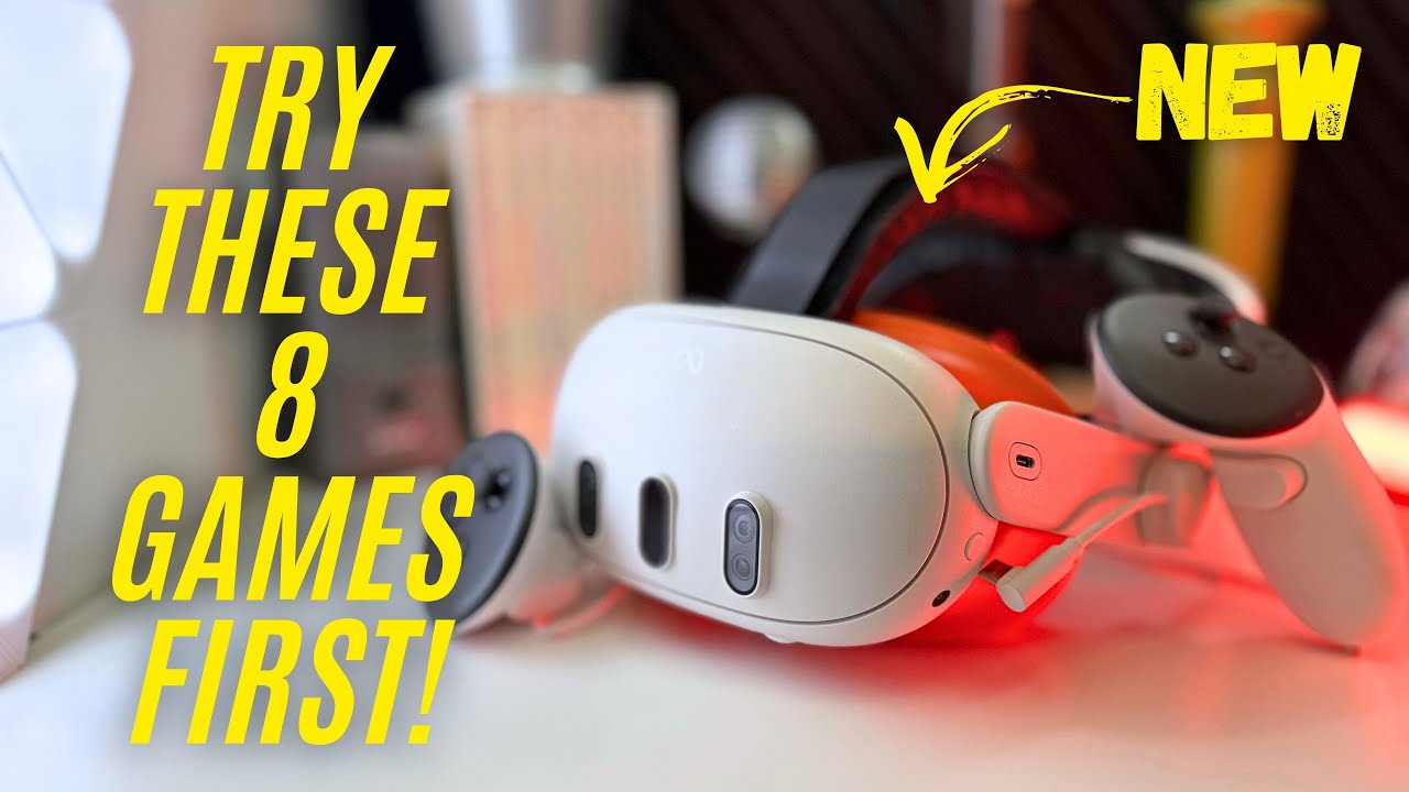 8 первых VR-игр, которые должен попробовать каждый новый пользователь Quest 3/3S в 2026 году! 😎