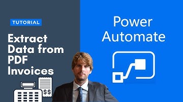 🤖 Microsoft Power Automate Tutorial - Extract data from PDF invoices