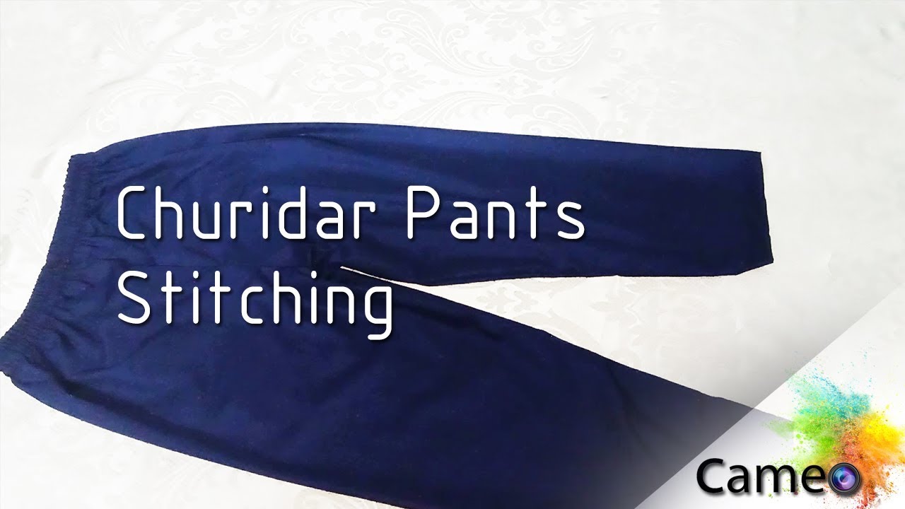 Churidar Pants Cutting and Stitching |Churidar bottom | Loose Pants ...