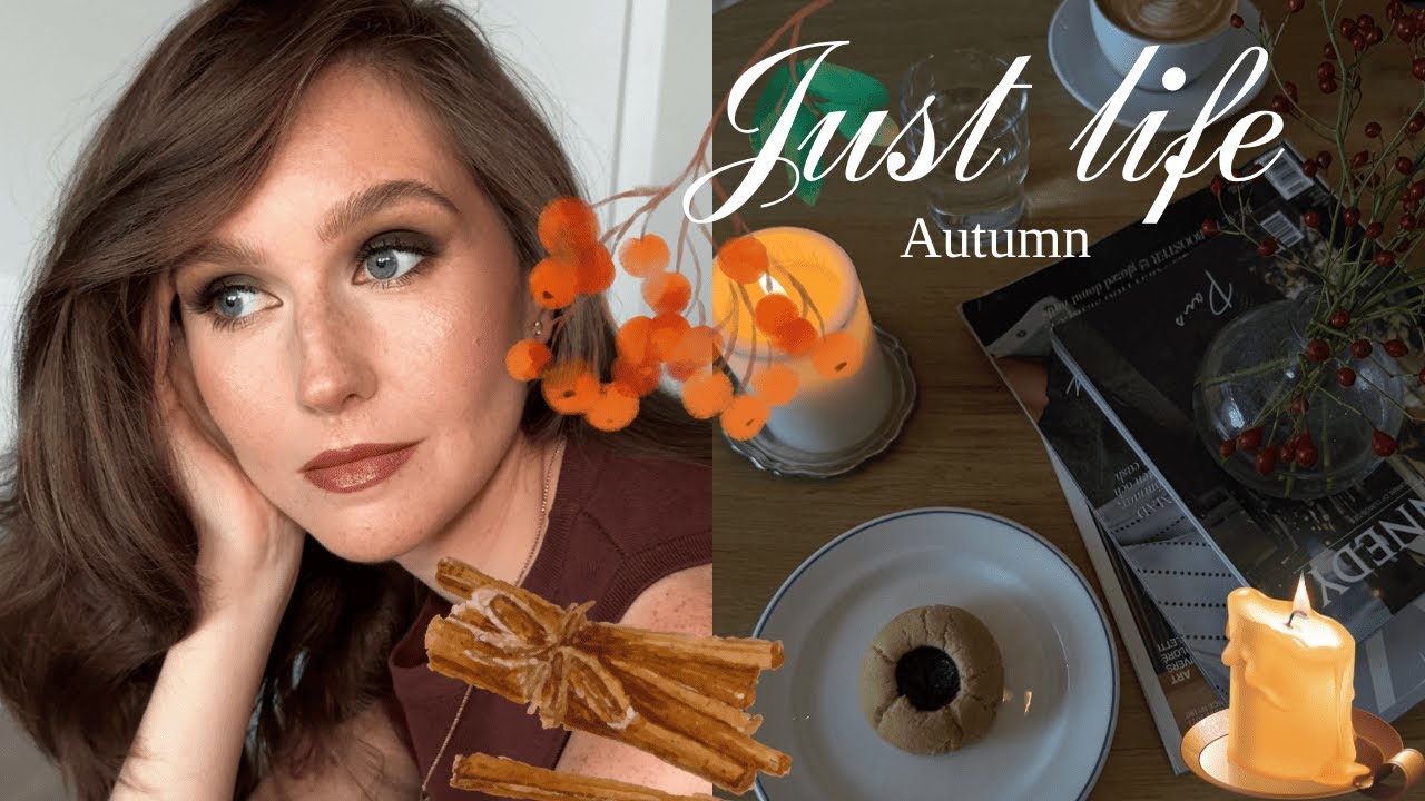 Vlog: продуктовая корзина, осенняя выпечка, роковой макияж!