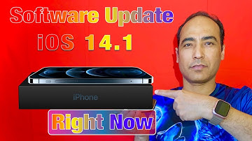 iOS 14.1 software update, this update fix some bugs that we face after iOS 14.0.1 update